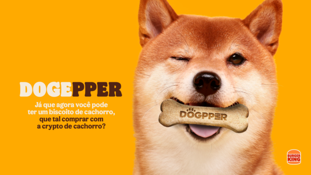 Burger King aceita Dogecoin como pagamento no Brasil