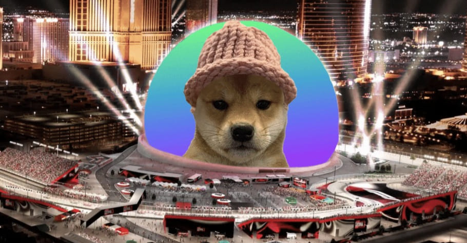 Meme Coin Dogwifhat aparecerá no Las Vegas Sphere
