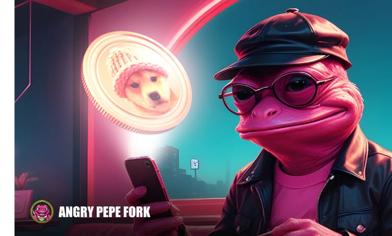 Baixa do mercado afeta Dogwifhat e Pepe, mas Pré-venda do Angry Pepe Fork avança