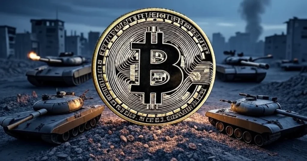 Preço do Bitcoin luta para ficar acima de US$ 100 mil bitcoin guerra
