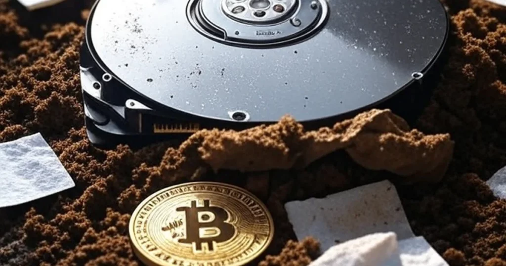Bitcoin de US$ 1 bi segue enterrado