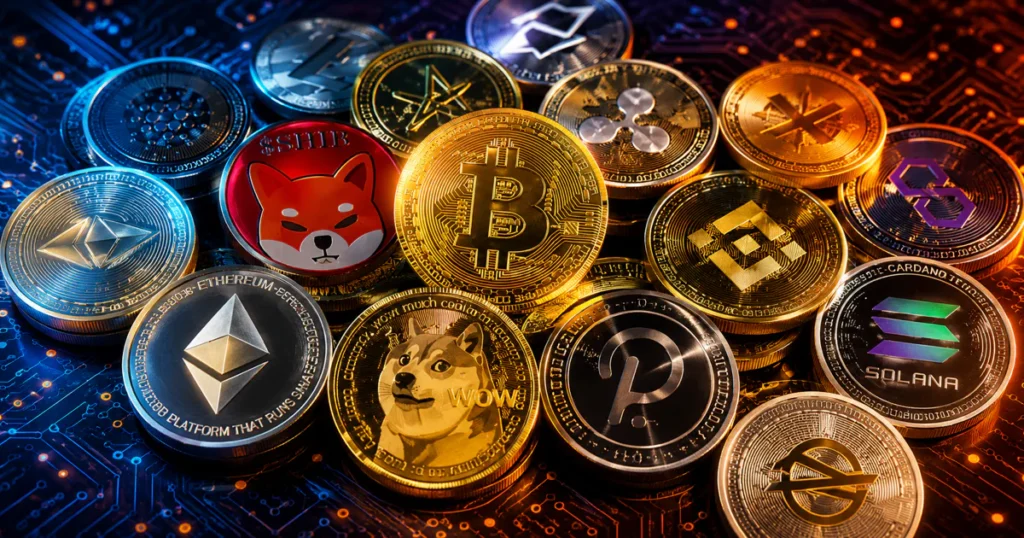 Top altcoins mais populares