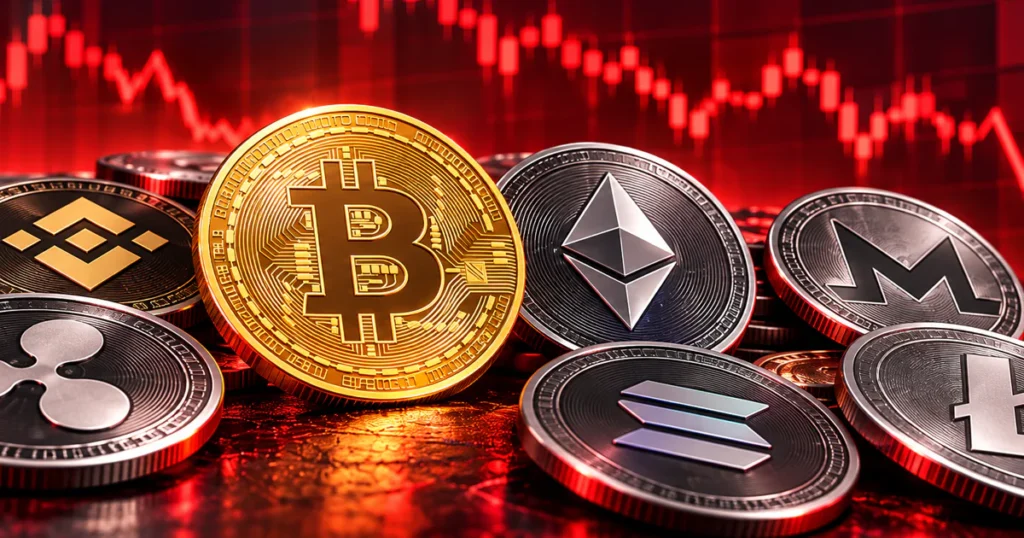 Altcoins em queda